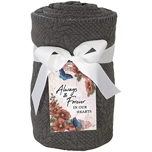 Carson Home 23970 Always and Forever Throw Blanket, 50-inch Length
