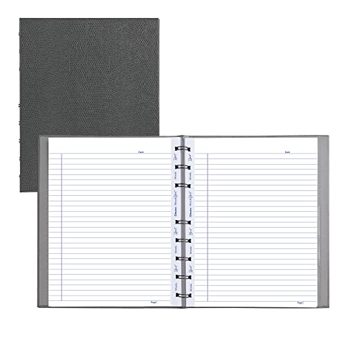 Rediform Blueline MiracleBind‚Ñ¢ Notebook, Lizard-Like Hard Cover, 9.25" x 7.25", 150 Pages, Gray (AF9150.97)