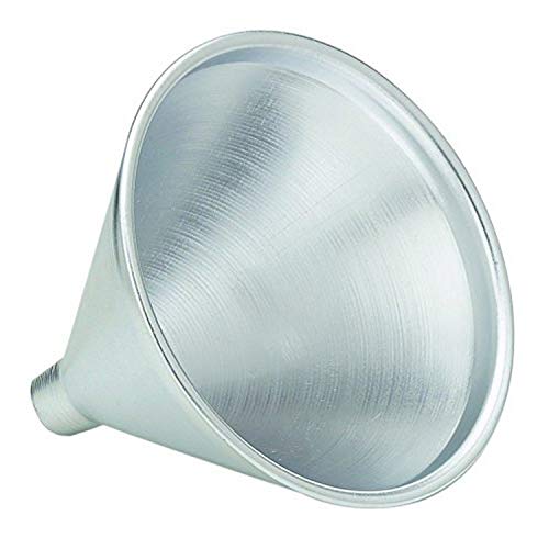 HIC Harold Import Company Aluminum Funnel for Liquids and Dry Goods, 8-Ounces