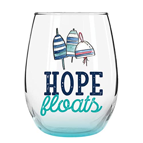 DEI 14861 Hope Floats Stemless Glass, 18 oz