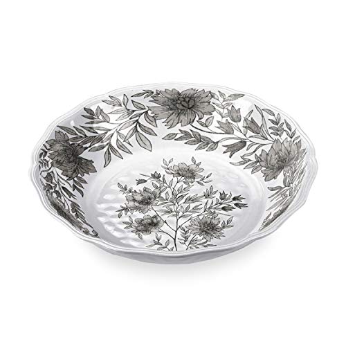 TarHong Farmhouse Botanical Serve Bowl, 13.8", 135 oz, Melamine