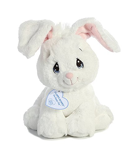 Aurora World White Floppy Plush Bunny, Small