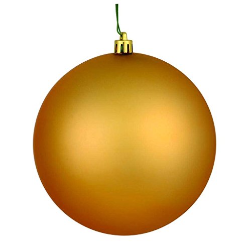 Vickerman 570548-4" Copper Gold Matte Ball Christmas Tree Ornament (6 pack) (N591033DMV)6