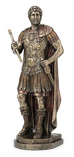 Unicorn Studio Veronese Design Roman Emperor Hadrian Bronze Finished Statue