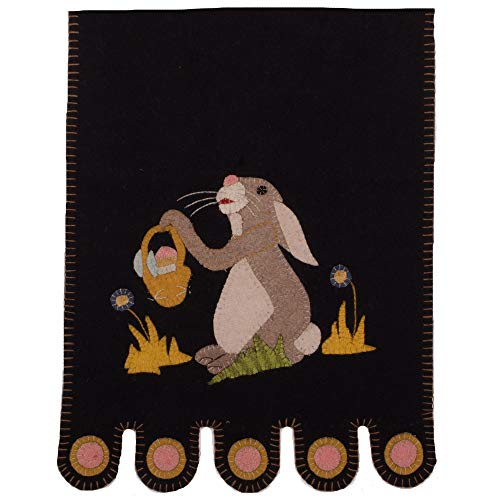 Home Collections by Raghu Bunny and A Basket Table Runner, Black