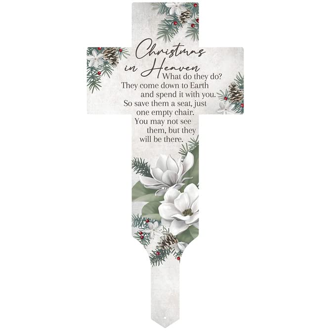 Carson Home Christmas in Heaven Cross Garden Stake, 17.5-inch Height