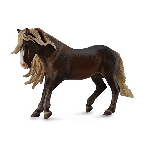 Breyer Horses Collecta Black Forest Horse Stallion Toy, 7"L x 4.2"H