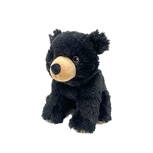 Intelex Black Bear Junior - Warmies Cozy Plush Heatable Lavender Scented Stuffed Animal