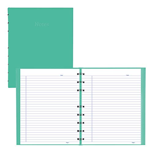 Rediform Blueline Classy NotePro Notebook, Ruled, Hard Cover, Aqua, 9.25" x 7.25", 150 Pages (A35C.85)