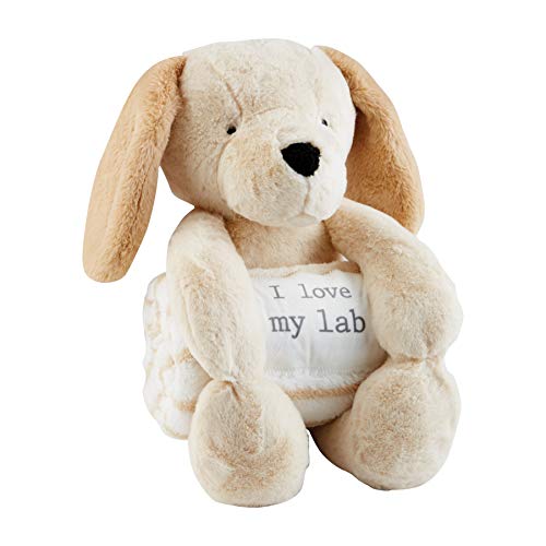 Mud Pie Lab Blanket Pal, Yellow, 38-inch