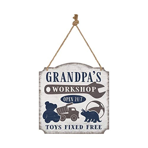 Carson 24429 Grandpa Metal Wall Dcor, 12-inch Square