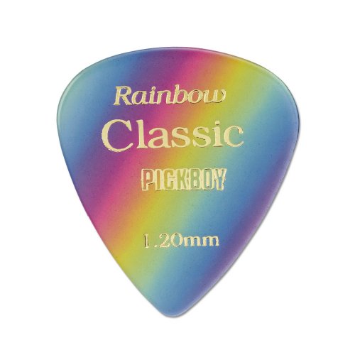 Osiamo Pickboy Vintage Pick, Rainbow, Cellulose, 1.20mm, 10 picks