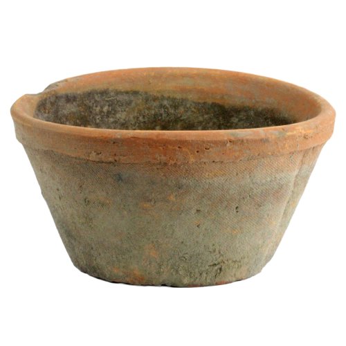 HomArt 7702-0 Rustic Terra Cotta Oval Pot, Medium, Antique Red, 1-Count