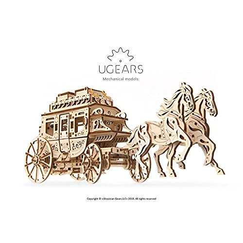 Ukidz Ugear Stagecoach 3D Wooden Puzzle