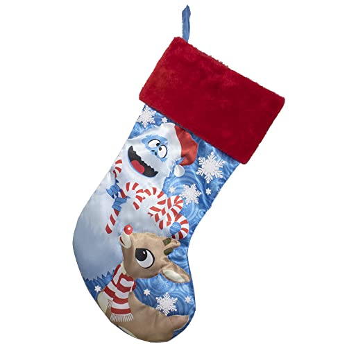 Kurt Adler Rudolph The Red Nose Reindeer Bumble Stocking