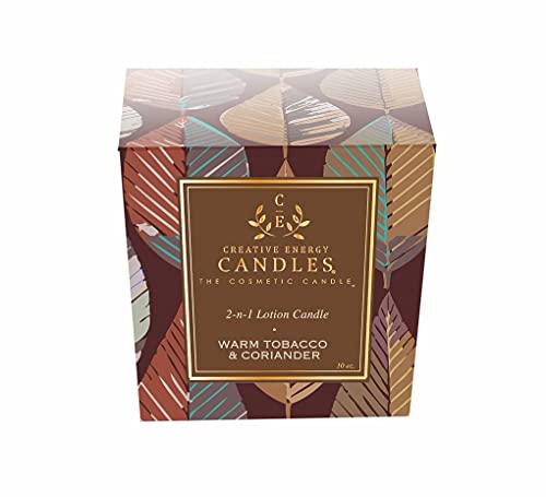 Creative Energy Candles Creative Energy Candle - 2-in-1 Soy Lotion Candle (Warm Tobacco & Coriander)