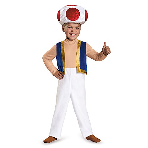 Disguise Toad Toddler Costume, Medium (3T-4T)