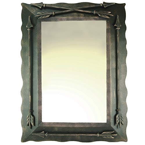 De Leon Collections Western Metal Arrow Wall Mirror