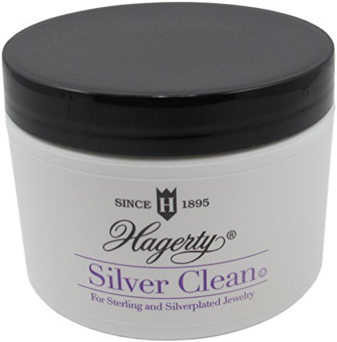 W. J. Hagerty & Sons Luxury Silver Clean for Sterling and Silverplated Jewelry with Wide Mouth Jar