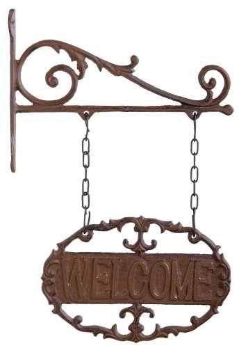 Esschert Design Wall Bracket/Welcome Sign