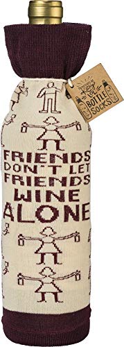 Primitives by Kathy - Bottle Sock - Gift Bag - Friends Don&
