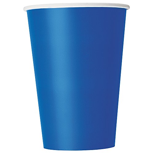 Unique Industries party tableware, 9 in, Royal Blue