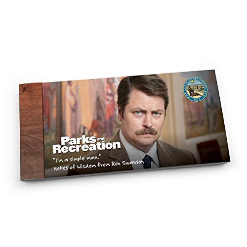 Papersalt Parks and Recreation Merchandise, Ron Swanson Wisdom Notes Funny Quotes from Parks and Rec TV Series