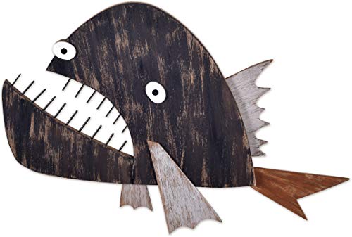 Sunset Vista Designs MF329 Fierce Fish Wall Decor, 15-inch Length