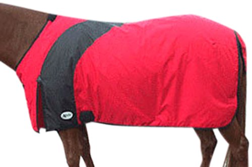 Intrepid International Prima Medium Weight Turnout Blanket, 71-Inch, Red
