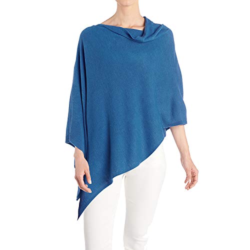 TGB Brands Women‚Äôs Versatile Lightweight Poncho Shawl Wrap | Wear Multiple Ways | 15 Colors | Fashionable Clothing Accessory | OSFM