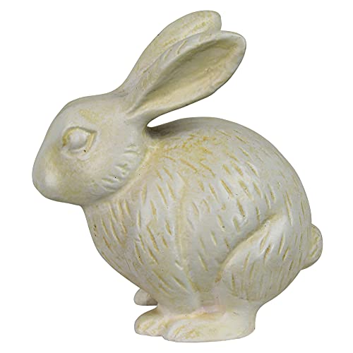 HomArt 3601-6 Rabbit, 4-inch Height, Cast Iron, White