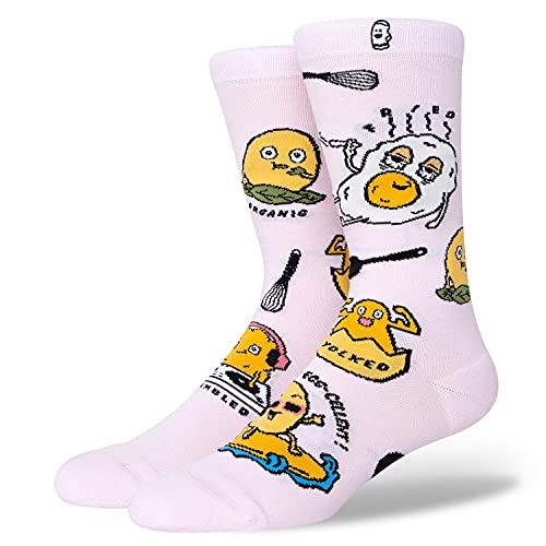 InStitches BooSocki Funny Socks, Casual Novelty Crew Sock, Unisex Gifts for Men and Women (Medium, Stoner - Farm Fresh)