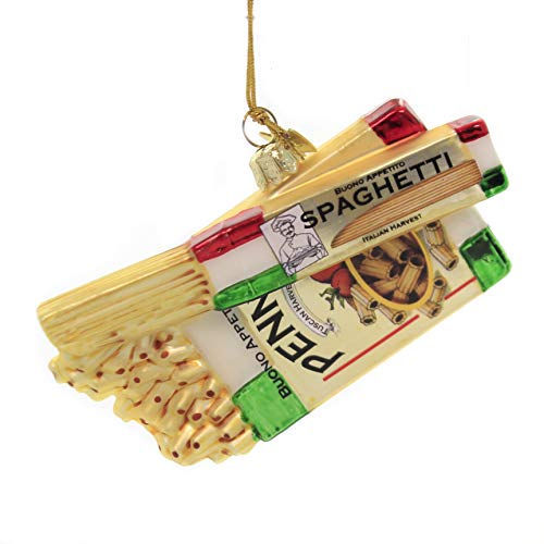 Kurt Adler Noble Gems Glass Pasta Boxes Ornament