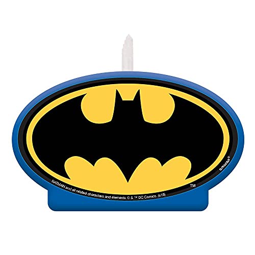 amscan Batman Logo Birthday Cake Candle - 1 pc