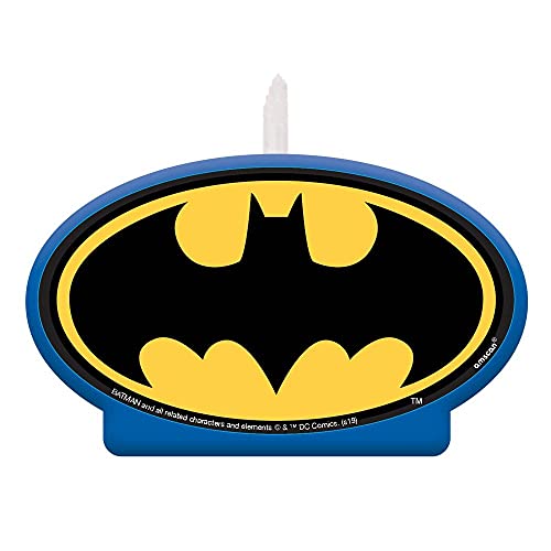 amscan Batman Logo Birthday Cake Candle - 1 pc