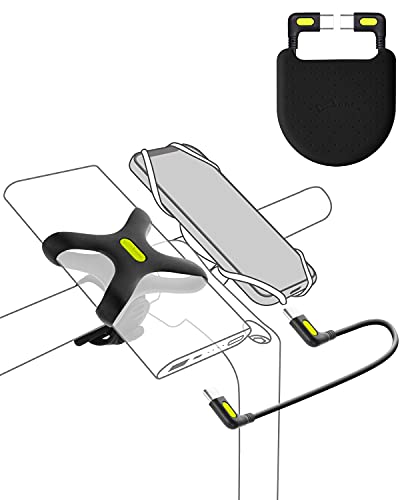 Bone Collection Bone Bike Phone Charger Kit, Bike Gears for phone charging 90 Degree L-Shape Design, PD Fast Charging 2.9A USB-C to USB-C Cable, Compatible with Samsung Galaxy S21 S21+ S20+ Ultra Note 20 Pixel 4/3 XL