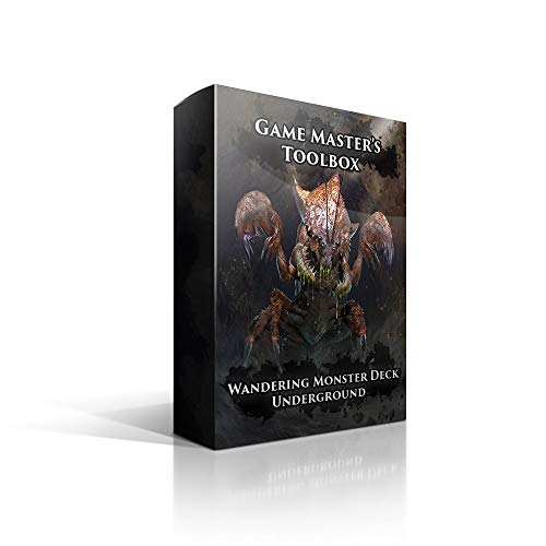 Flying Frog Nord Games Dungeons and Dragons 5th Edition Deck of Cards ‚Äì Wandering Monsters Deck: Underground 52 Cards - Games for Adults and Kids ‚Äì DND Books ‚Äì Gaming Accessories - Compatible with D&D 5e