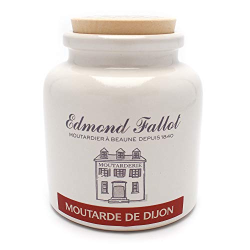 The French Farm Edmond Fallot Original Dijon Mustard in Crock, 9 Ounce