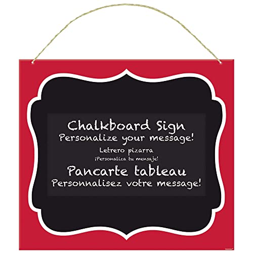 Amscan Picnic Party Chalkboard Sign, 14" x 15 3/4", 1 Pc