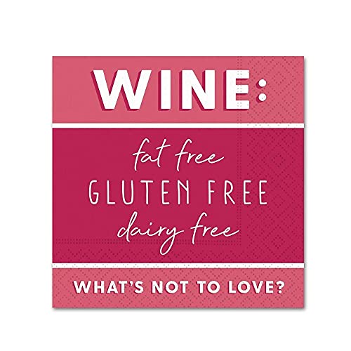 Design Design 624-10277 What's Not To Love Beverage Napkin, Multicolor