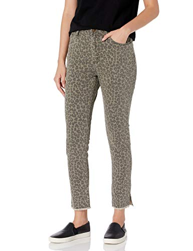 Mud Pie Rory Leopard Jeans (X-Small), Gray