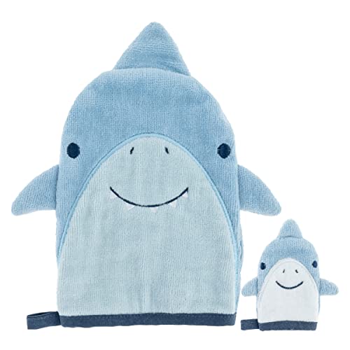 Stephen Joseph Bath Mitt with Finger Puppet, Shark