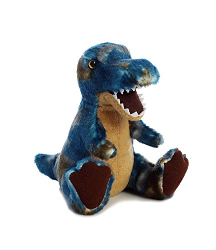 Aurora World T-Rex Plush Dinosaur, Blue, Small