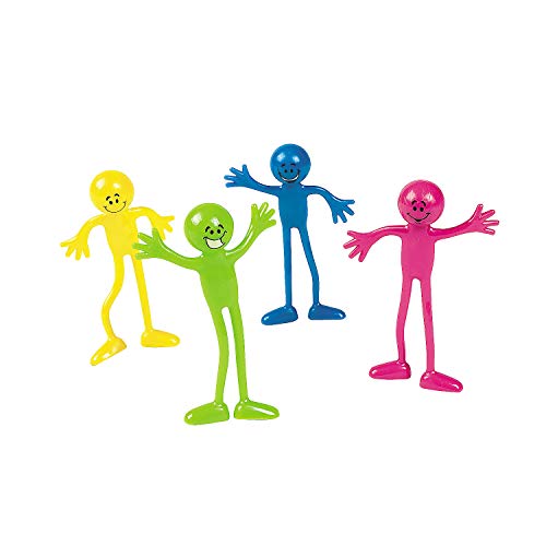 Fun Express Smile FACE Bendables - Toys - 24 Pieces