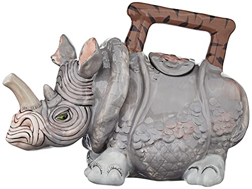 Blue Sky Clayworks Clayworks Rhino Teapot, 9.5 x 5.5 x 7"