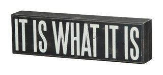 Primitives by Kathy Wood Box Sign 10.5-Inch by 3-Inch What it is
