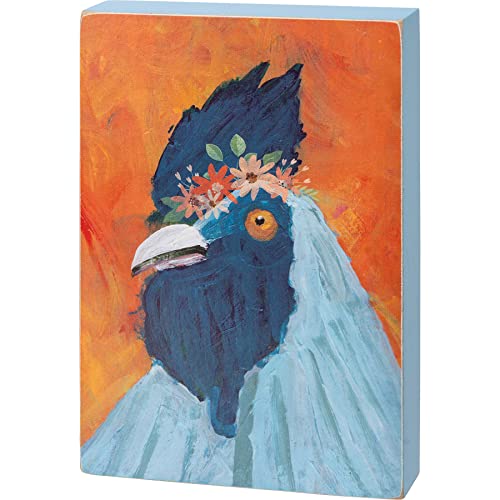 Primitives By Kathy 113951 Rooster Block Sign, 6-inch Height