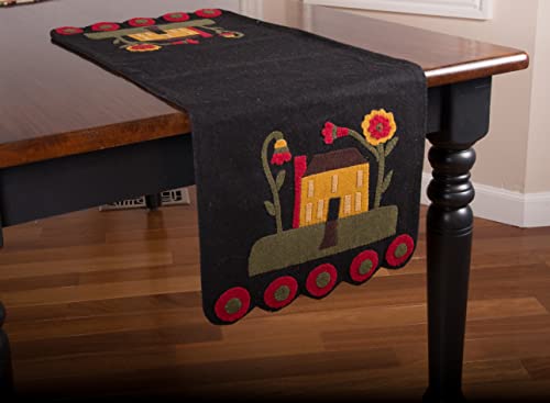 Home Collection Homecoming Felt Table Runner 14"x36" by Raghu