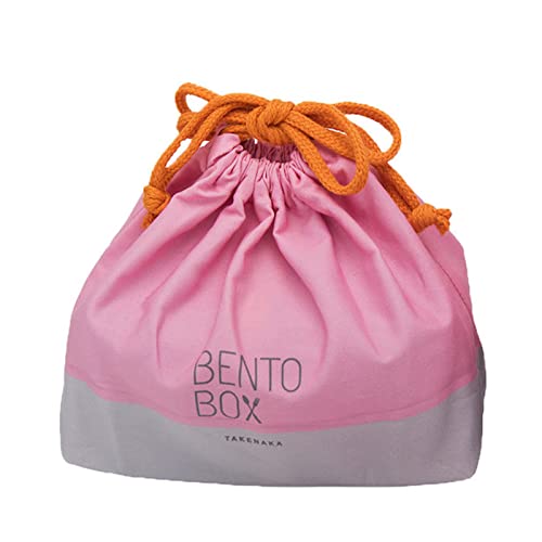 Bento Box Bag from TAKENAKA, Perfect for Lunch Time (Orange and Mint)