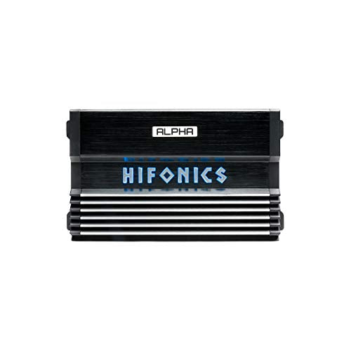 Maxxsonics Hifonics Alpha A1200.1D Amplifier ‚Äö√Ñ√¨ 1000 Watt, Super Class D, Mono, Auto on, Nickel Plated, Remote Control, Aluminum Heat Sink, Silver/Blue